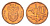 ЮАР 10 центов 2012 герб, цветок алоэ сталь плакированная бронзой UNC 4687-469