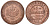 Россия 1 копейка 1908 СПБ, Николай II (1894-1917) Биткин 225, KM 9.2 медь 51-51-2035