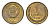 СССР 1 копейка 1970 Y 126a латунь UNC 4684-455