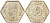 Египет 2 пиастра 1944 АН1363, Фарук I (1936-1952) KM 369 серебро 4516-1065