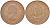 Великобритания 1/2 пенни 1967 Елизавета II (1952-2022) KM 896, Spink 4158 бронза 4544-157