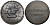США медаль 1966 100 ЛЕТ ЛИДЕР ПРОДАЖ WINCHESTER TROPHY (1866-1966), диаметр 50 мм. белый металл 01-169-21-3