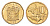 ЮАР 10 центов 1998 герб, цветок алоэ KM 161 сталь плакированная бронзой UNC 4694-747