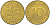 ФРГ 10 ПФЕННИГОВ 1976 F KM 108, J. 383 сталь плакированная латунью 219-511