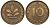 ФРГ 10 пфеннигов 1966 J J 383, KM 108 сталь плакированная латунью  PROOF  1099-4-14