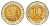 СССР 10 рублей 1991 ЛМД, ГКЧП Y 295 биметалл UNC 4654-241