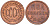 СССР 1/2 копейки 1925 (полкопейки) Федорин 1, KM 75 медь аUNC 417-122