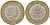 Великобритания 2 фунта 2008 Елизавета II (1952-2022) KM 994 биметалл 4606-1227