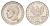 Греция 2 драхмы 1973 Константин II (1966-1973), чёрные полковники KM 99 медно-никель UNC 4670-143