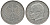 ФРГ 2 марки 1957 J , Макс Планк KM 116, J. 392 медно-никель плакированный никелем 4681-637