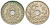 БЕЛЬГИЯ 5 САНТИМОВ 1930 BELGIE KM 94 никель латунь 187-959