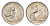 ЮАР 5 центов 1965 Ян ван Рибек (1619-1677), South Africa, легенда на англинском, райский журавль KM 67.1 медно-никель UNC 4690-938