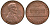 США 1 ЦЕНТ 1975 D, ЛИНКОЛЬН KM 201 медь цинк 62-657