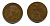 Великобритания 1 пенни 1921 Георг V (1910-1936) KM 810, Spink 4051 бронза 47-612