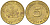 ФРГ 5 ПФЕННИГОВ 1971 J KM 107, J. 382 сталь плакированная латунью 4181-931