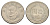 Тайвань 10 долларов 1981 Y 553 медно-никель UNC 4678-945