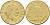 Италия 200 лир 1978 R, шестерня KM 105 алюминиевая бронза 86-1825