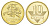 Литва 10 центов 2009 KM 106 никель латунь UNC 4625-611