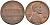 США 1 цент 1964 D, Линкольн KM 201 медь цинк 4564-436
