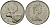 Канада 25 центов 1988 Елизавета II (1952-2022), олень KM 74 никель 4167-931