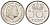 Нидерланды 10 центов 1980 Юлиана (1949-1980) KM 182 никель aUNC 4396-421