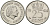 НИДЕРЛАНДЫ 25 ЦЕНТОВ 1964 ЮЛИАНА KM 183 никель 96-158