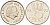 Нидерланды 25 центов 1970 Юлиана (1949-1980) KM 183 никель    4174-657