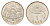 Латвия 1 лат 2008 Лилия KM 92 медно-никель UNC 4679-344