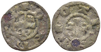 Дерптское епископство артиг 1514-1518 Christian Bomchower (1514-1518), вес 0,35 гр. серебро 1516-1014