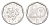 Чехия 20 геллеров 1994 KM 2.1 алюминий UNC 4613-344