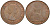 Великобритания 1 пенни 1966 Елизавета II (1952-2022) KM 897, Spink 4157 бронза 4607-1242