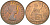 Великобритания 1 пенни 1964 Елизавета II (1952-2022) KM 897, Spink 4157 бронза 4683-1015