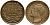 Швеция 1 эре 1873 L.A. Оскар II (1872-1907) король Швеции и Норвегии KM 728 бронза 1530-532