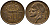 БЕЛЬГИЯ 50 САНТИМОВ 1952 BELGIQUE KM 144 бронза 4387-633