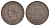 Греция 10 лепт 1869 B, Георг I (1863-1913) KM 43 медь 4653-731