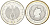 ФРГ 10 евро 2003 чемпионат мира по футболу 2006 года в Германии, первая монета KM 223, DE.S. 10.8 серебро PROOF 1076-3-31