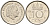 Нидерланды 10 центов 1973 Юлиана (1948-1980) КМ 182 никель    4602-533