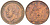 Великобритания 1 фартинг 1936 Георг V (1910-1936) KM 825, Spink 4061 бронза 4543-1045