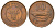 Исландия 10 эйре 1981 кальмар KM 25 бронза 4621-512