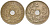 БЕЛЬГИЯ 5 САНТИМОВ 1924 BELGIE KM 67 медно-никель 187-963
