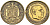 Испания 2,5 песеты 1953 (54) Франциско Франко (1939-1975) KM 785 алюминиевая бронза 4583-933