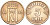 НОРВЕГИЯ 5 ЭРЕ 1952 ХАКОН VII (1905-1957) KM 400 бронза 215-126