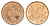 Япония 1 сен 1936 Год 11, Император Хирохито Сева (1926-1989) Y 47 бронза UNC 4695-1016