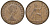 Великобритания 1 пенни 1962 Елизавета II (1952-2022) KM 897, Spink 4157 бронза 51-2325