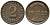 ГЕРМАНИЯ 2 РЕЙХСПФЕННИГА 1925 F KM 38, J. 314 бронза 24-735