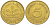 ФРГ 5 ПФЕННИГОВ 1977 F KM 107, J. 382 сталь плакированная латунью 116-263