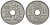 Дания 25 эре 1967 С; S, Фредерик IX (1947-1972) KM 855.1 медно-никель 62-535