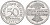 Германия 50 пфеннигов 1921 A KM 27, J.301, Weege 10 алюминий UNC 4584-845