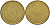 АНГЛИЯ 10 ПЕНСОВ ND , TOKEN VALUE, VENDING ONLY желтый металл 4545-122