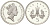 Великобритания 5 пенсов 1990 Елизавета II (1952-2022) KM 937c, Spink D4 серебро PROOF 1066-4-16